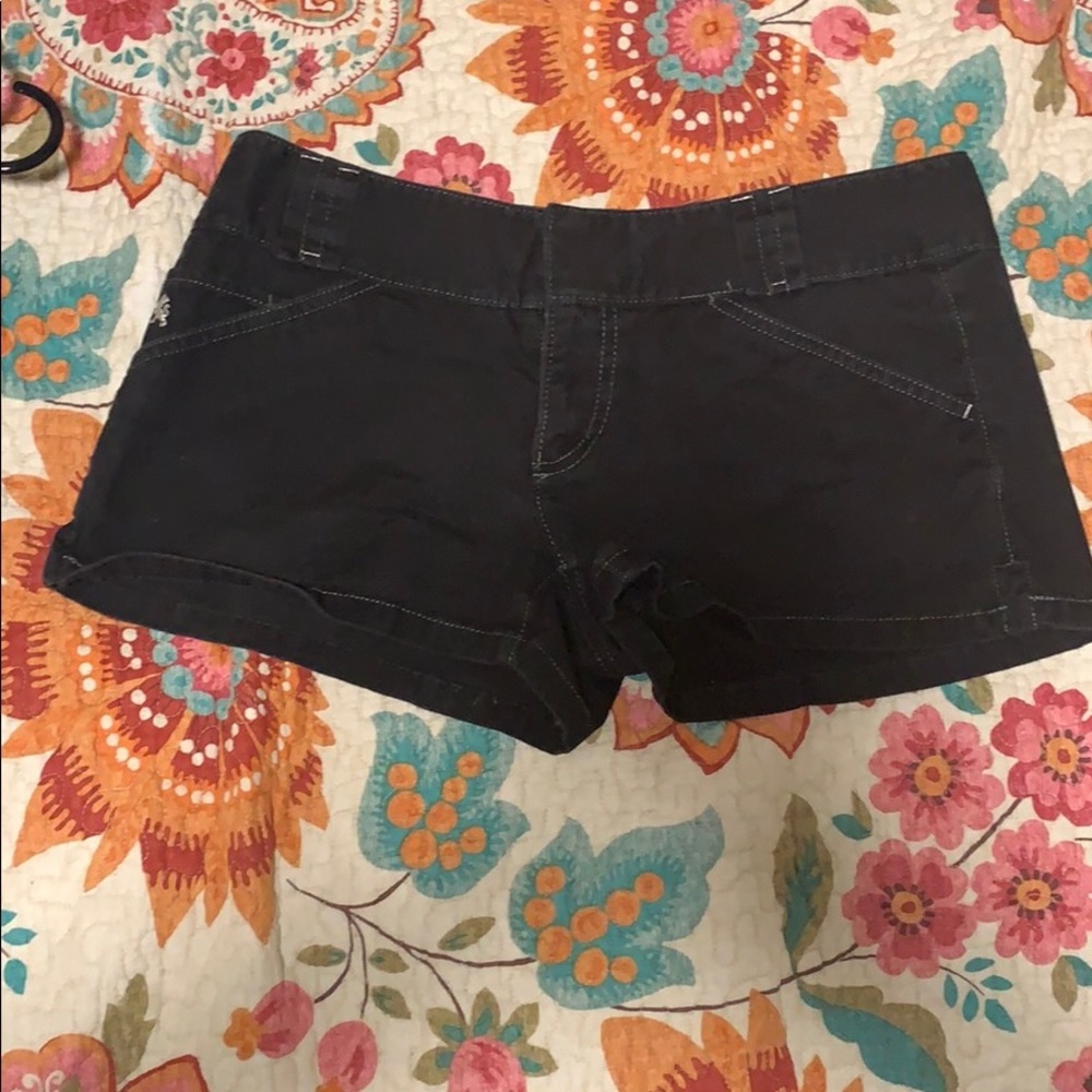 Black Express mini shorts size 4